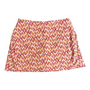 Counterparts Pink and Yellow Patterned Skort